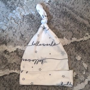 FREE w/ $10 purchase!! NWOT Hello World Newborn Hat